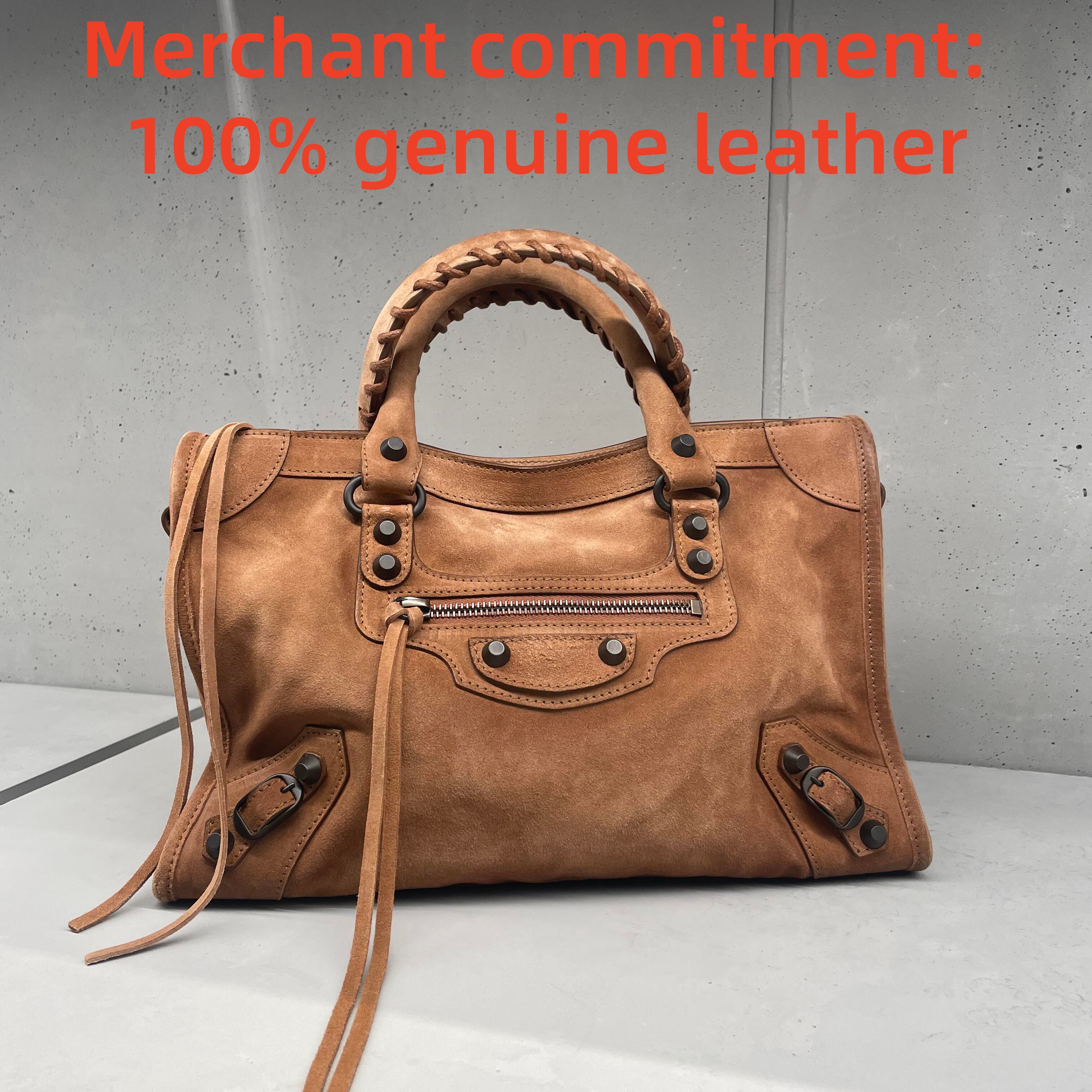 fashion bag Designer bags Vintage bag Best seller LE CITY tote rivet Motorcycle bag genuine leather crossbody Shoulder bag suede handbags travel bags travel bag