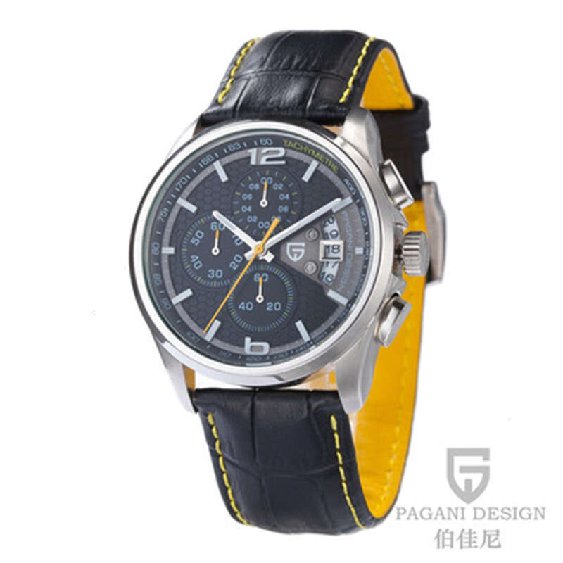 PAGANI DESIGN Men's Quartz Watch Fashionable and Functional with Luminous Calendar Complete PD-3306