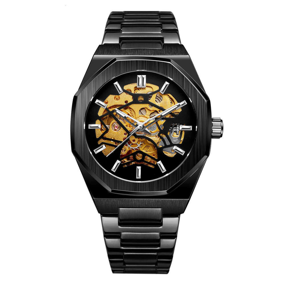 Skeleton Fashion Casual Style Men's Automatic Mechanical Watch