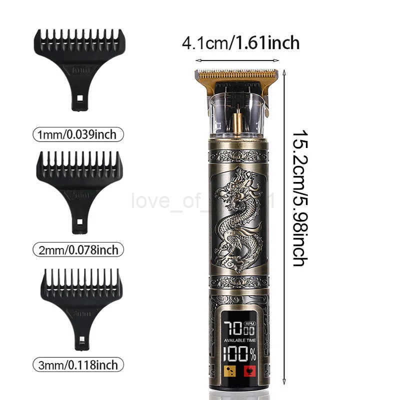 Threespeed Variable Gear T9 Hair Clipper Shaving Hair Trimming Hair Trimming Electric Shaver Boyfriend Gift Barber Clippers Z251029