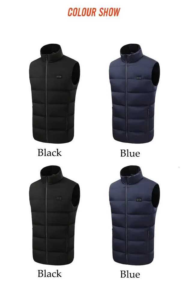 DualControl 9Zone Heated Vest Unisex Outdoor Skiing Sportswear Battery Not Included W251029