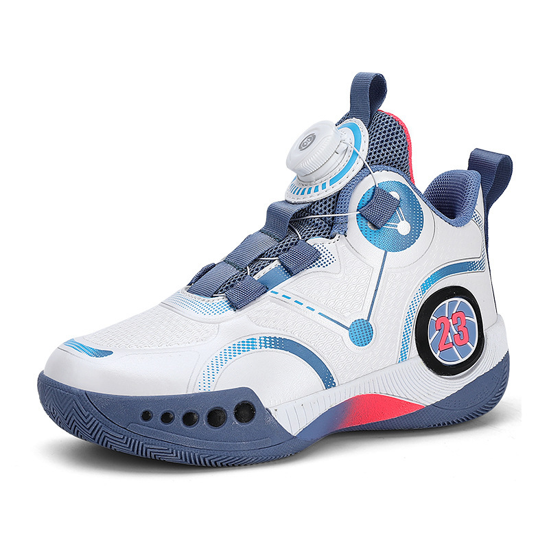 Children's basketball shoe designer men's shoes breathable new training anti slip friction sound sports shoes fashionable shoes