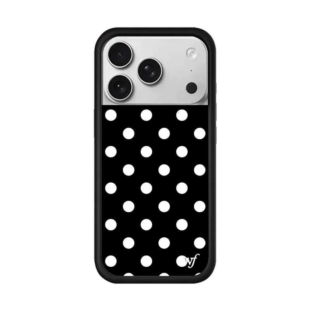 New Wildflower INS ry Polka Dot Phone Case for iPhone 17 16 15 14 13 12 Pro Max Plus 16 15 pro 3D WF Cute Protective cover H251029
