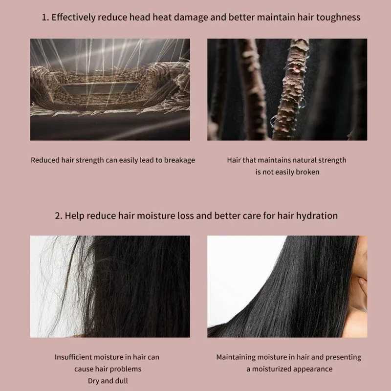 6in MultiFunction Hair Dryer Styling Tool Curling Iron Hot Air Brush Curling Rod Salon Professional Hair Styler W251029