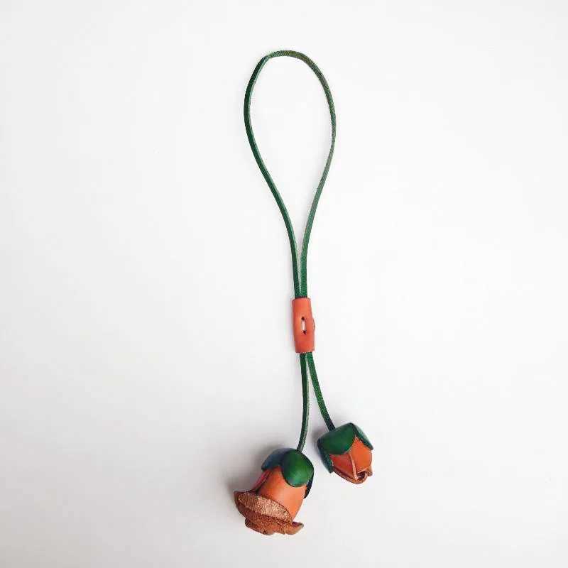 Plush Leather Bag Charm Flower Ball Pendant Luxury Fashion Highgrade Lychee Flower Car Pendant Decoration Bags AccessoriesW251029