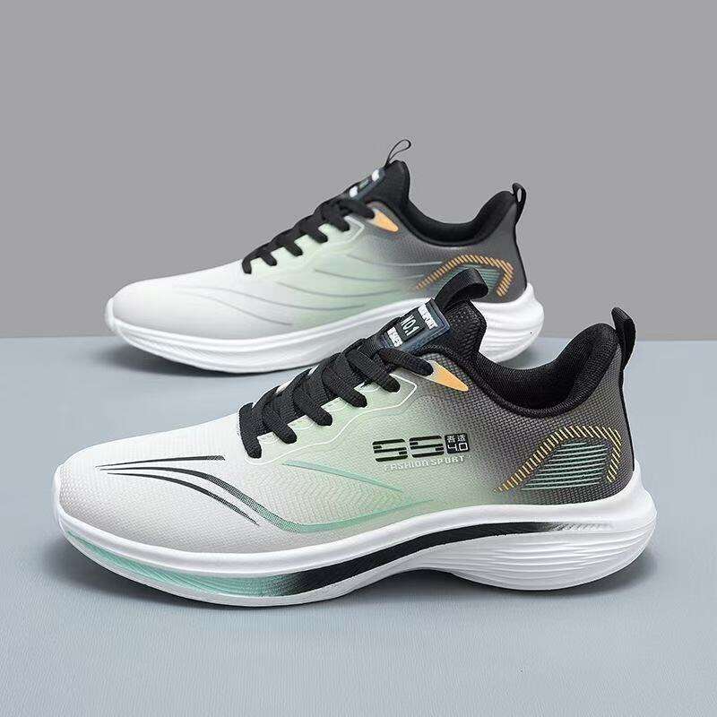 Men's Unisex Gradient Trendy Sneakers Four Seasons Fashion Comfortable Breathable Soft Sole Couple Shoes