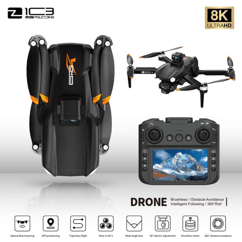 Z Drone With Inch Screen Brushless Motor HD Aerial Photography GPS Positioning Remote Control Aircraft
