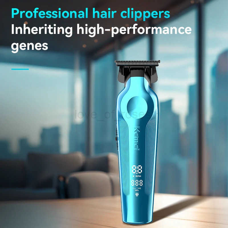 kemei Salon Rechargeable Trimmer Clipper High Speed Motor Barber Hair Trimmer Clipper KM264 Z251029