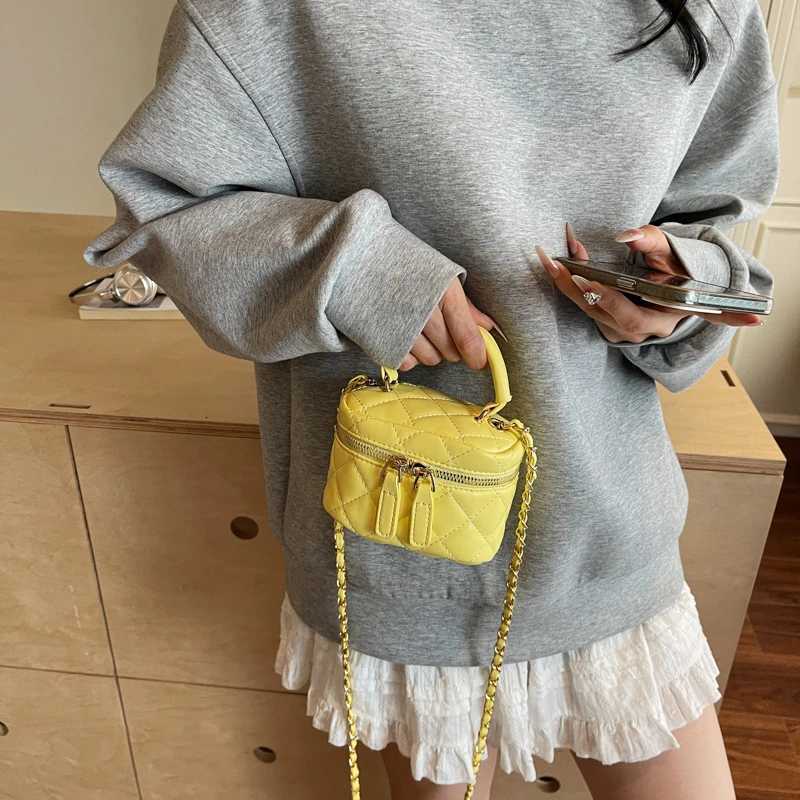 Fashion Mini Designer Handbag New Mini Quilted Chain Diamond Checkered Womens Crossbody Bag High Quality PU Womens Small Bag W251029