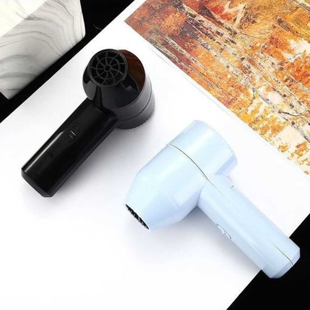 Watercolor painting Air Blower Hair Dryer Low Noise Portable Wireless Handheld Mini Fan USB Charging L251029