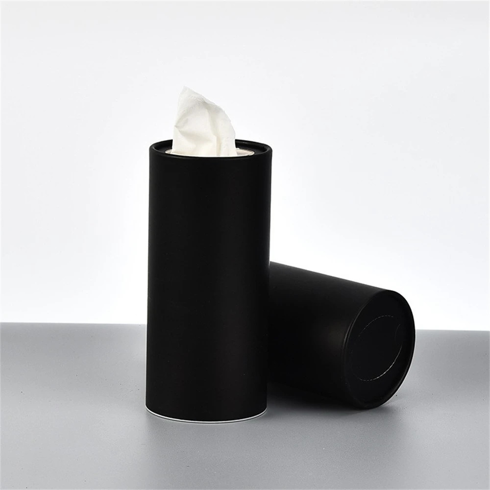 1pc 16cm Cylindrical Tissue Box Car Tissue BoxCreative Roll Paper Draw Paper Storage Box Also Suitable for Kitchen Living Room 251029