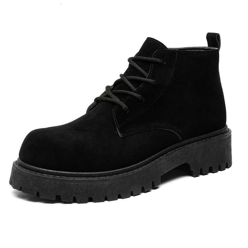 New High Top Retro Low Top Workwear Shoes Autumn Lace Up Mens Boots Casual Shoes Lace Up Mens Shoe Frosted Wearresistant Sole Z251029