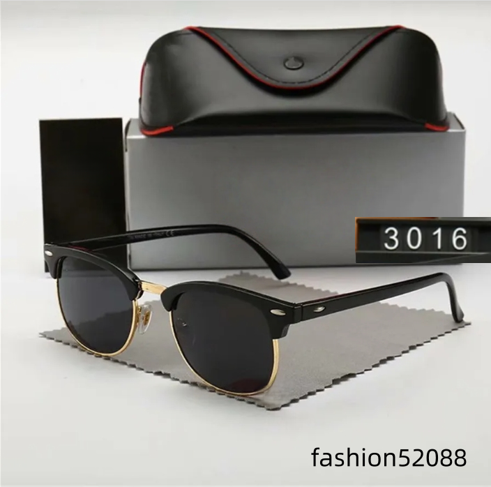 Fashion classic Designer Sunglasses for Mens Womens Adumbral Goggle UV400 Eyewear Classiceyeglasses Luxury Male 3016 3026 3548 Sun Glasses Metal Frame With Box