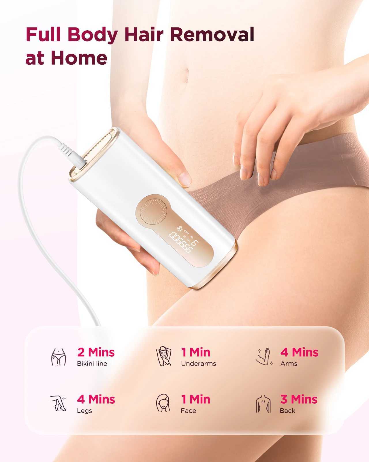 990000 Flash Laser Epilator IPL Hair Removal For Men and Women Body Bikini Facial Permanant Painless IPL Hair Remover Machine J251117