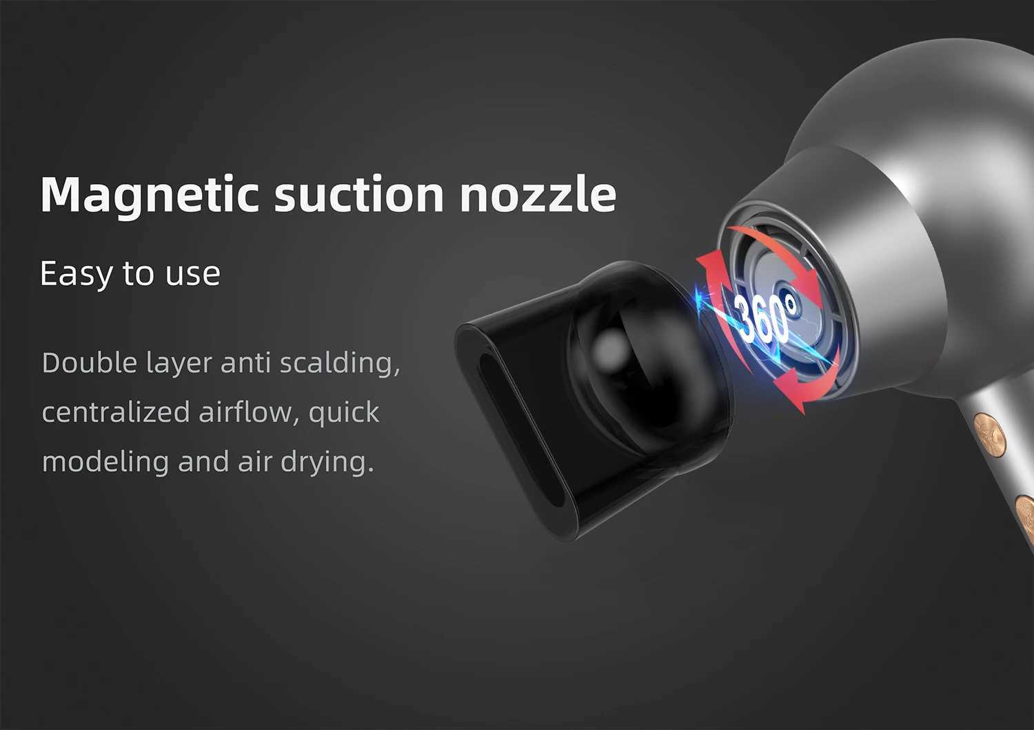 Professional Compact Hair Blower Dryer High Quality Fashional 0v 220v for Hotels Households Accepting OEM ODM W251029