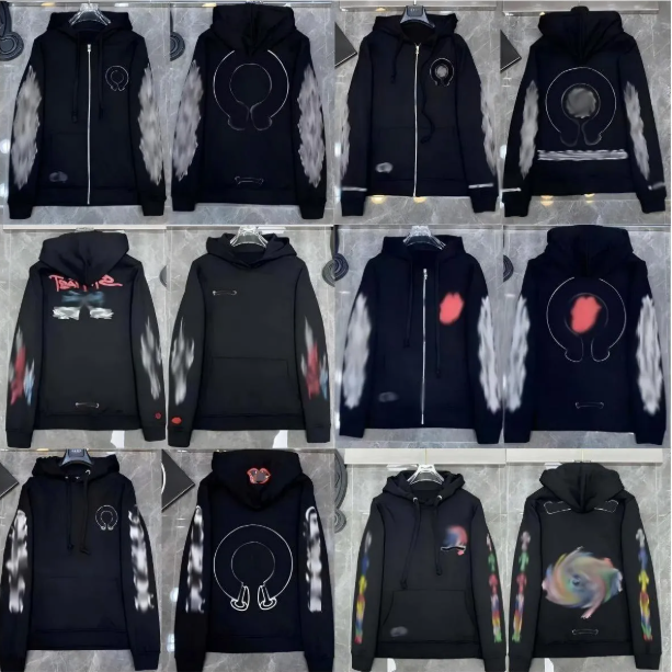 Designer Chrome Hoodies sweatshirts Pullover cardigan Jacket Hooded High street Letter prints for women men Top zip up hoodies goodclothes11 a1