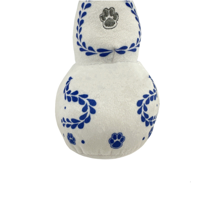 Pet dog and cat plush toys, dog and cat sound-making educational Christmas Sound-making toy Wine bottle toy ddmytues