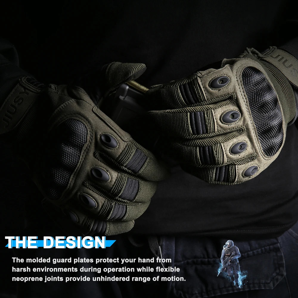 Touch Screen Tactical Gloves Outdoor Sport Paintball Hunting Airsoft Combat Cycling AntiSkid Work Protection Full Finger Glove 251013