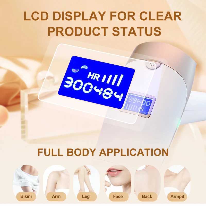 Updated Laser Hair Removal 2in1 Replaceable Lamp Rejuvenation Permanent Painless Hair Removal Bikini Trimmer IPL Epilator Device J251117