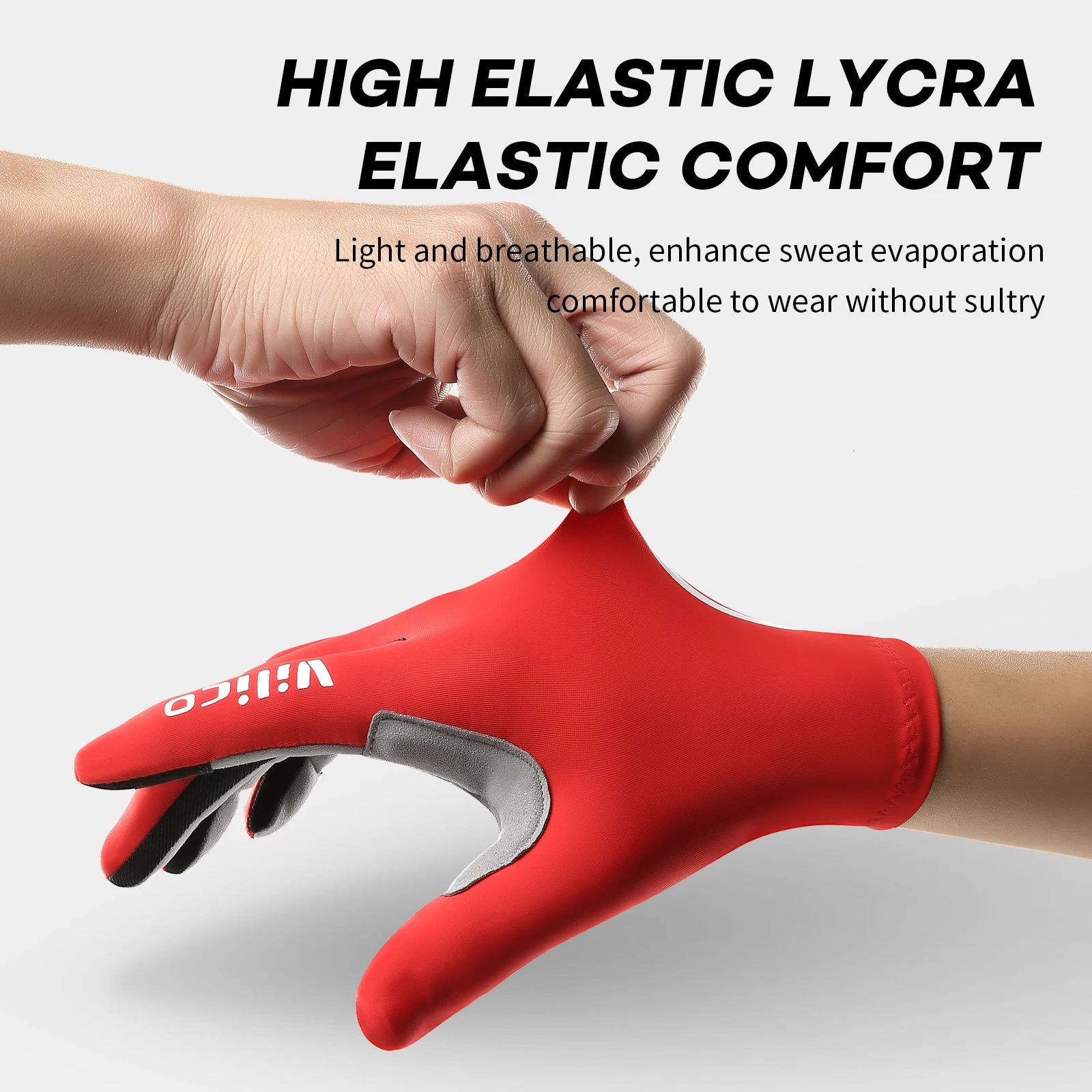 Touch Screen Long Full Fingers Half Gel Sports Cycling Gloves MTB Road Bike Riding Racing Women Men Bicycle 251013