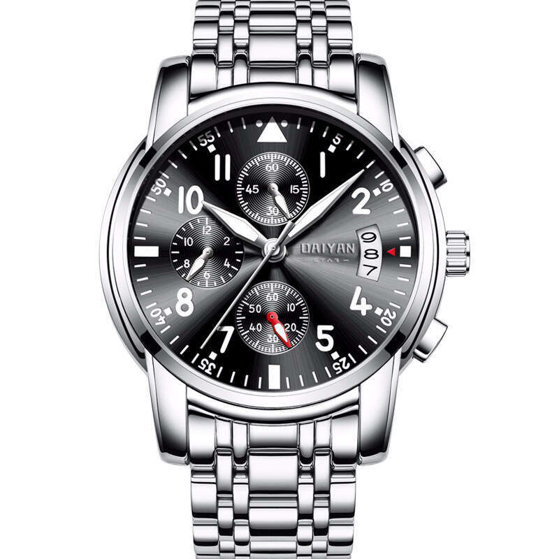 Swiss Men's Sports Multi-Function Fashion Trend New Youth Watch Waterproof Quartz Wristwatch