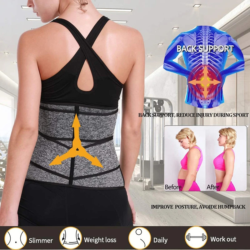 Women Waist Trainer Neoprene Body Shaper Belt Slimming Sheath Belly Reducing Shaper Tummy Sweat Shapewear Workout Shaper Corset 251029