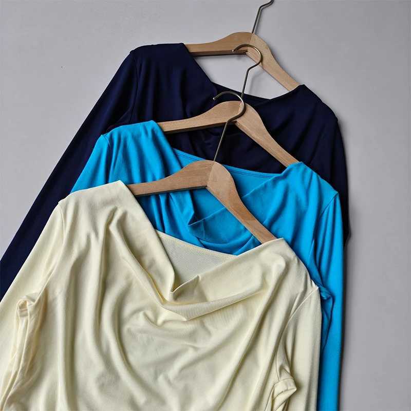 Sexy Draped Neckline Sport Top Gym Breathable Outwear Yoga Shirts Women Long Sleeve Fitness Tops Running Clothing Slim Fit ClothXJ251029