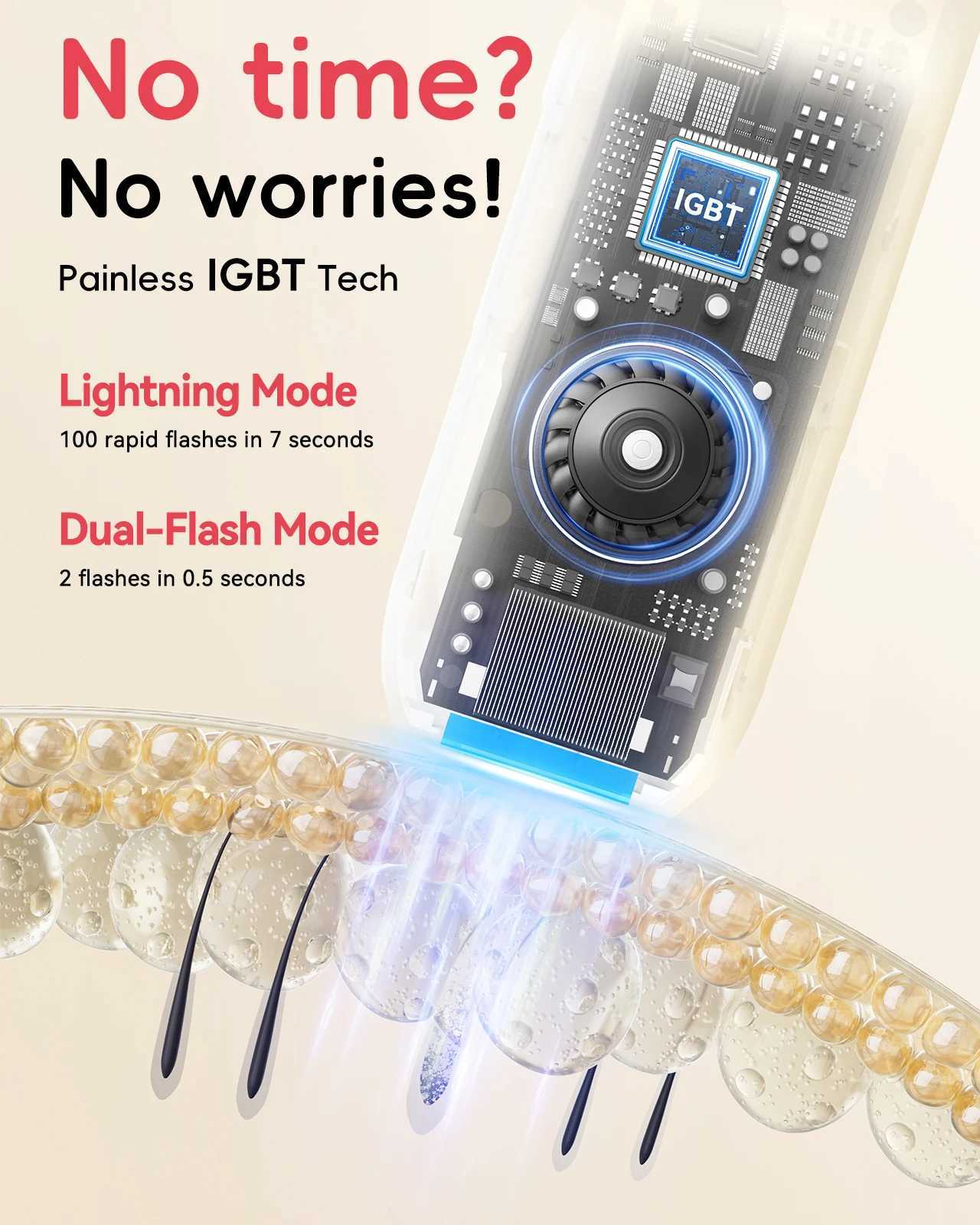 Professional IPL Hair Removal 22J Unlimted Flashes Painless Laser Epilator Armpits Legs Arms Bikini Line Treament Home Use J251117