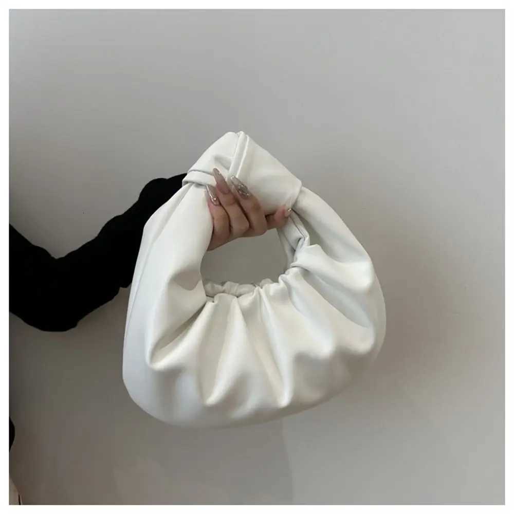 Fi Simple PU Leather Shoder Bags Lightweight Solid Color Totes Large Capacity Underarm Bags Wen Girls Handbags D251029