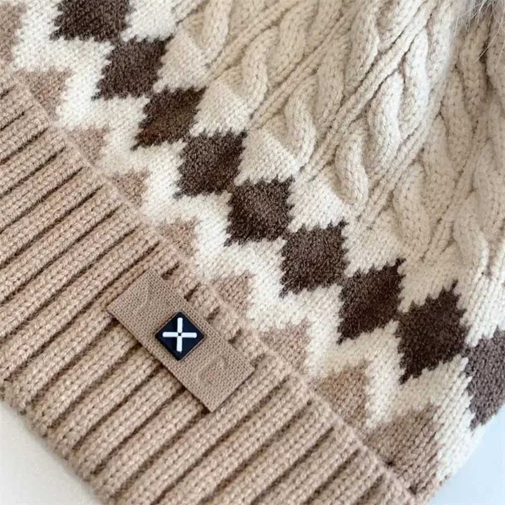 Cute 25 Year Baby Knitted Hat Windproof Warm Kids Earmuffs Cap Thicken Children Head Cover Autumn Winter251028