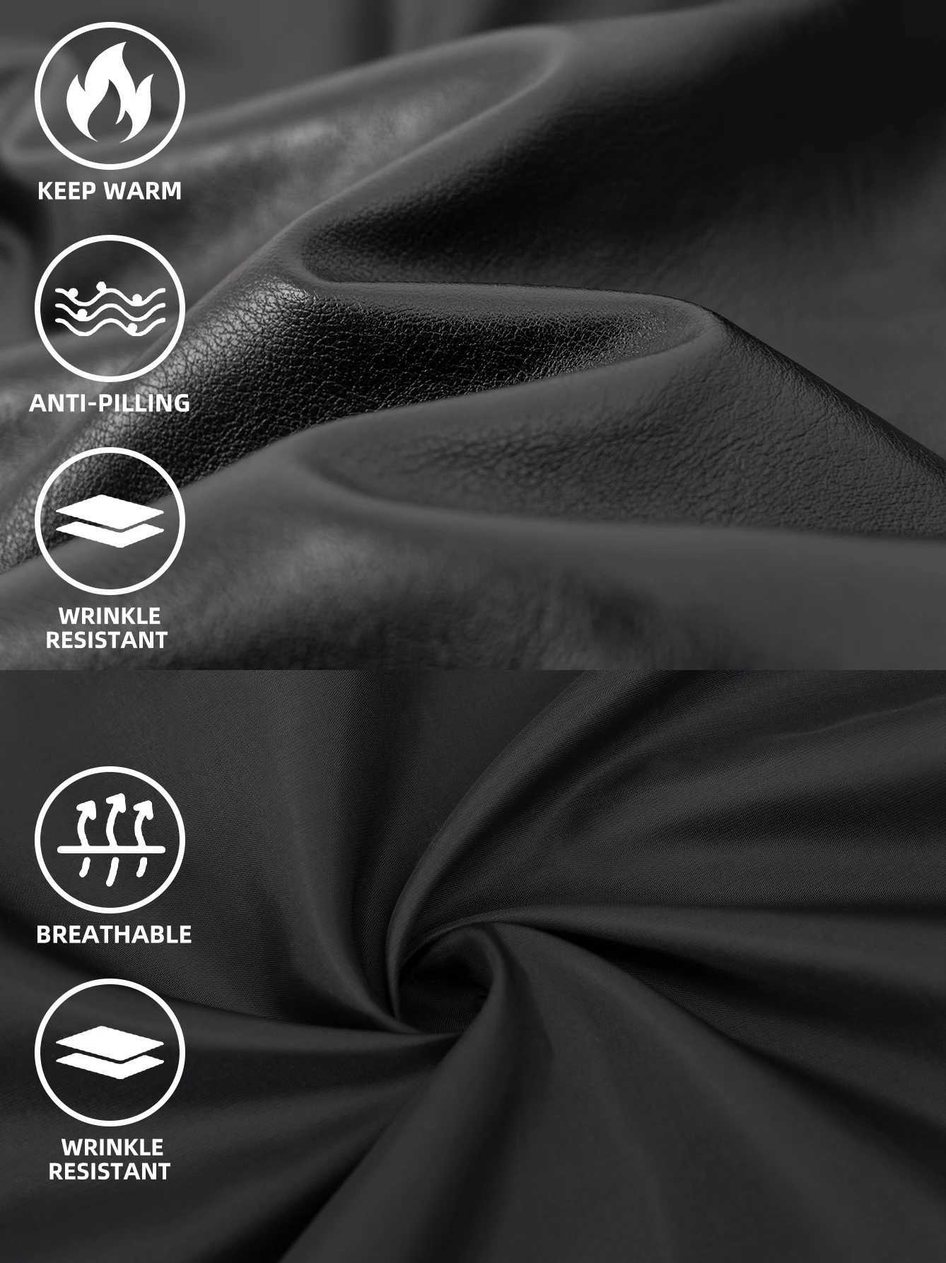 Mens PU Faux Leather Jacket Embroidery SnapButton Baseball Coat Vintage Biker Outerwear StreetwearT251029