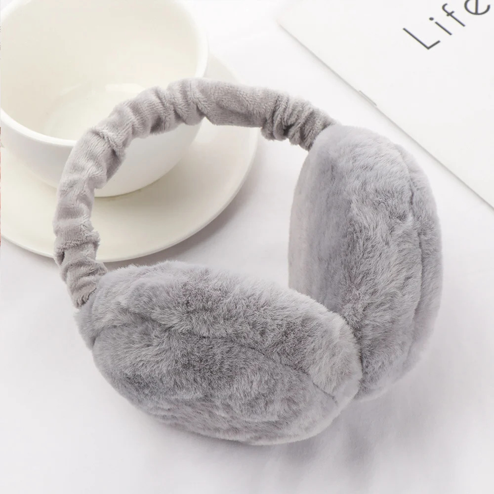 Soft Plush Ear Warmer Winter Warm Earmuffs for Women Men Fashion Solid Color Earflap Outdoor Cold Protection EarMuffs Ear Cover 251029