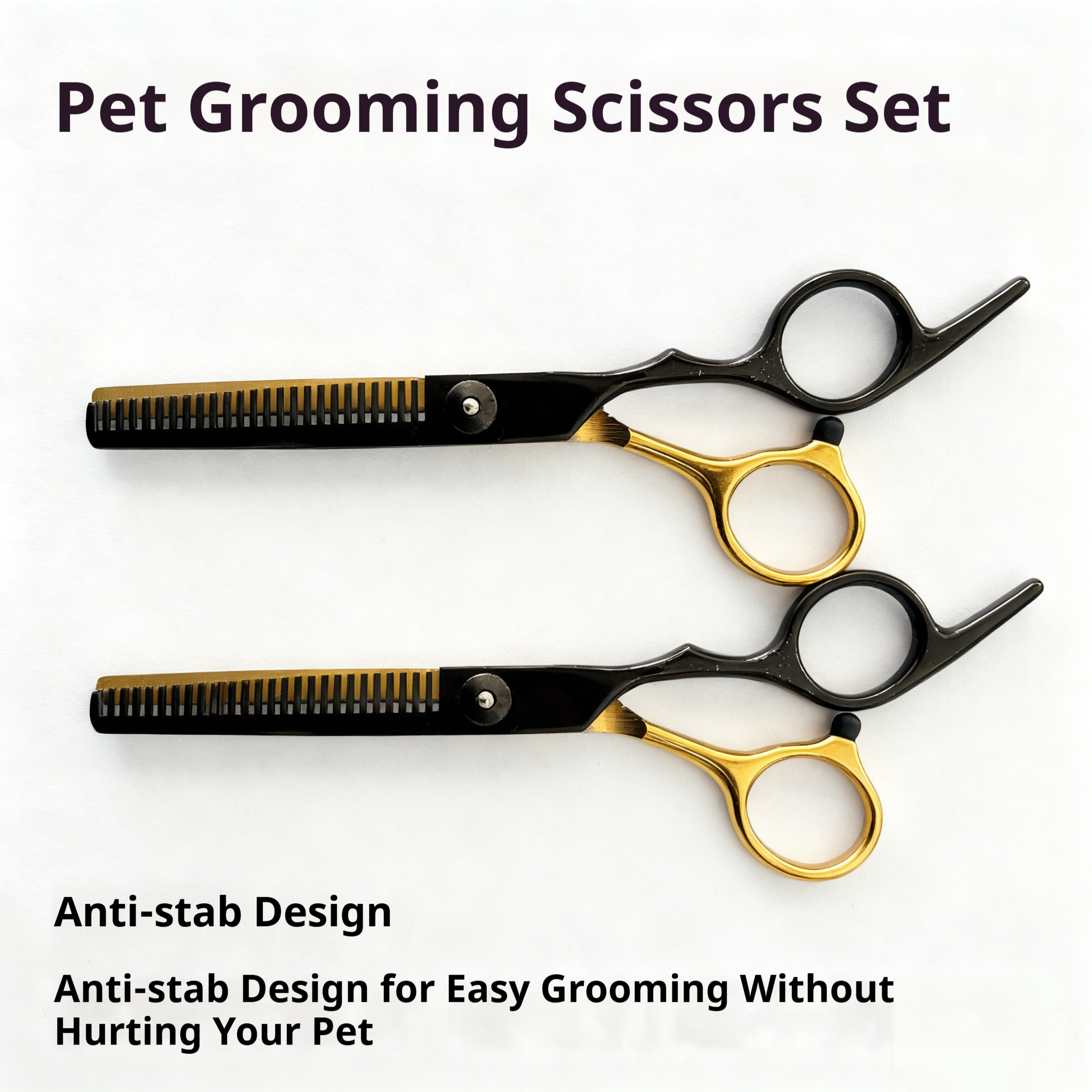 Ultra-Sharp Hair Clipper Set for Beginners: Dual-Purpose Pet Grooming and Home Use, Never Snags Hair