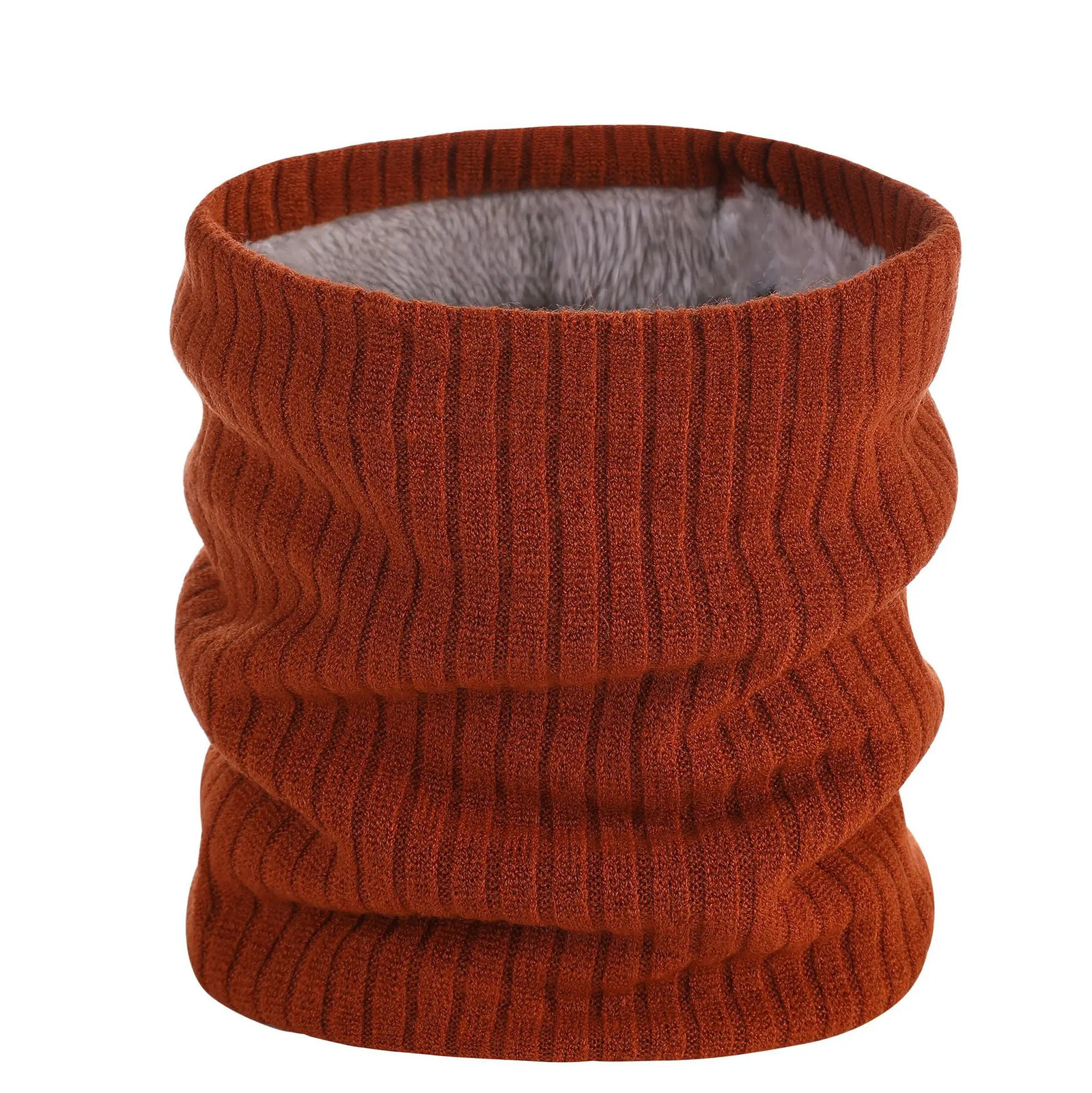 Winter Knitted Plush Thick Neck Scarf Women Men CashmerLike Collar Warm Rings Scarves Outdoor Sport Men Collar Infinity Snood 251021