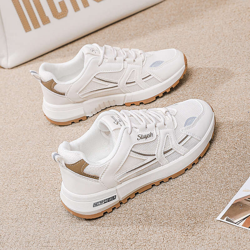 2025 New Autumn Chic Designer Shoe Fashion Mesh Shoes Non-Slip Shock-Absorbing Outdoor Running Student Travel All-Match Casual Shoe