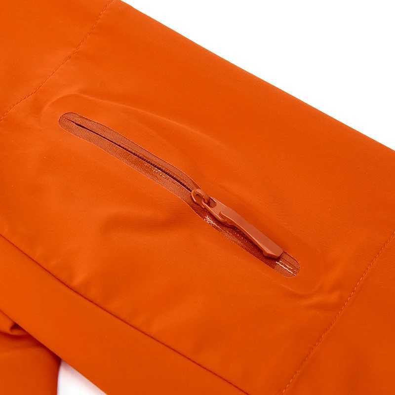 LNGXO Mens Womens Hiking Rain Coat Sun Protective Camping Trekking Waterproof Jacket Unisex Stretch TwoWay Zipper Windbreaker J251029