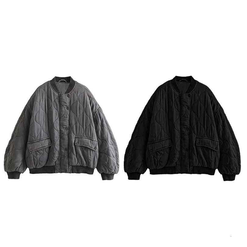 Womens Comfortable Casual Jacket Coat Round Collar Zipper Button Long Sleeve Fashion Warm 251021