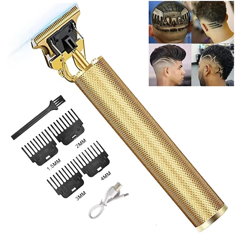 Electric Hair Cutting Machine Vintage T9 Clipper Hair Rechargeable Man Shaver Trimmer For Mens Barber Professional 251029