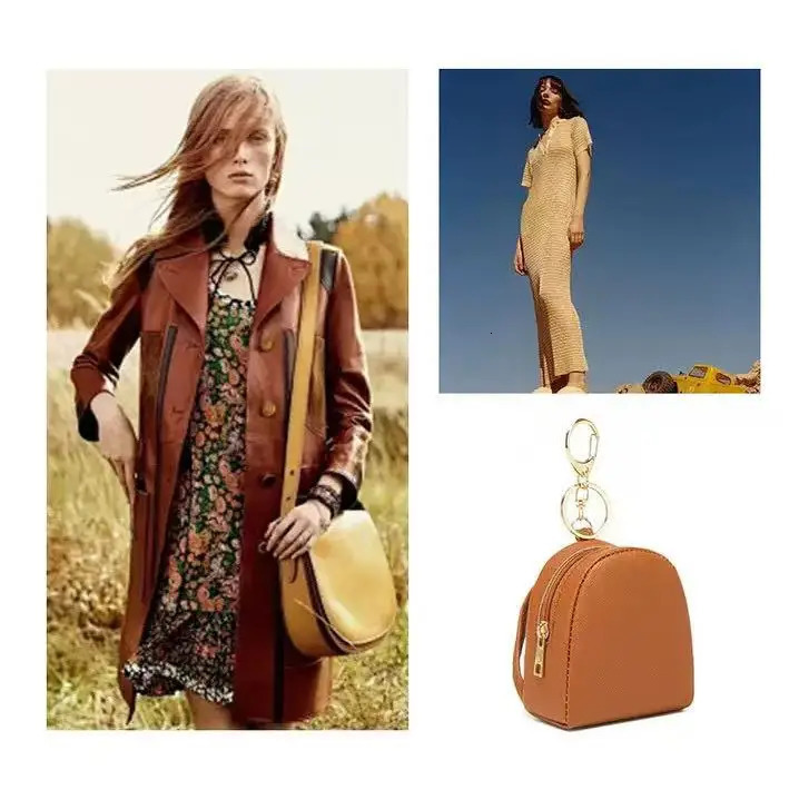 PU Mini Coin Purse KoreanJapanese Style Earphone Pouch Cute Storage Bag Mini Coin Bag Leather Key Chain Pouch 251029