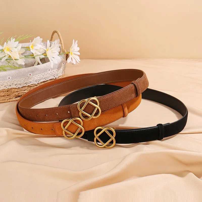 Genuine Leather Woman Belt Genuine Leather for Belt Suede Belt Luxury Designer Belt Women Belt Metal Buckle Belts for WomanL251029