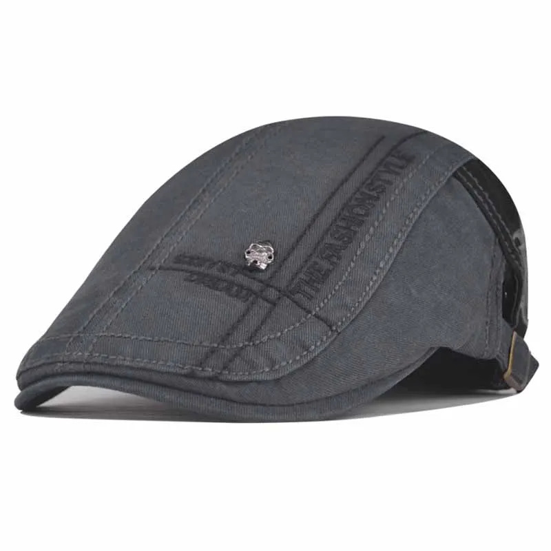 Unisex Cotton Beret Skull Cap Casual Fashionable Allpurpose Four Seasons Style Mens Womens Matching sboy Hat 251013
