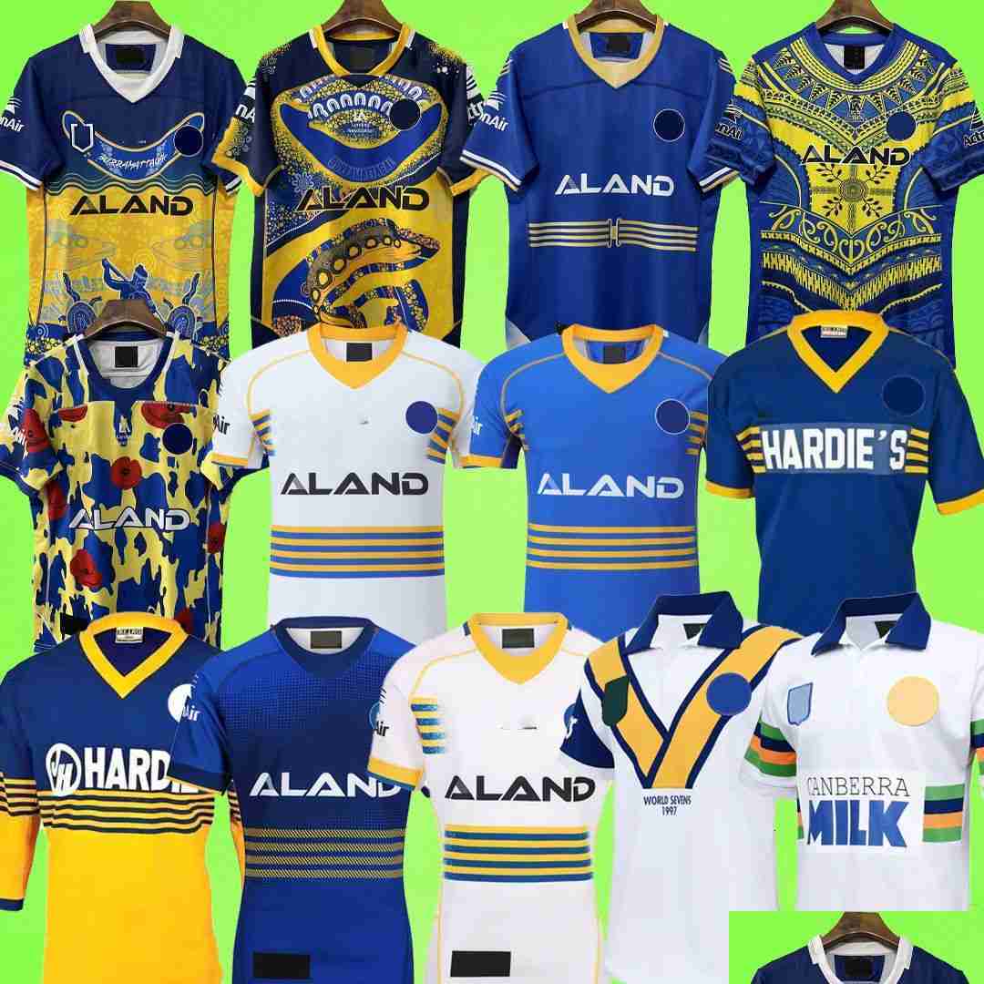 Rugby Jerseys Parramatta Eels 2024 24 25 Mens Home Away League Shirt Retro 1982 Indigenous Version Special Edition Tee Vest 92 95 Trai Dh0W7 Top