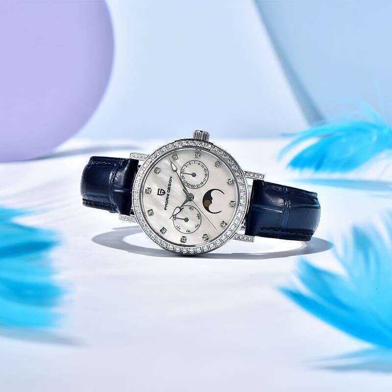 PAGANI DESIGN New Calendar Week Simple Elegant Women's Quartz Watch PD-1789