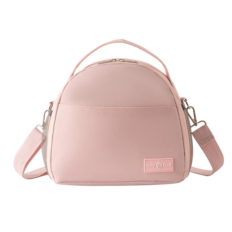 Fashion Insulated Heart Lunch Bag for Women Large Capacity Thermal Cooler Crossbody Tote Portable Lunch Box for Work 251029