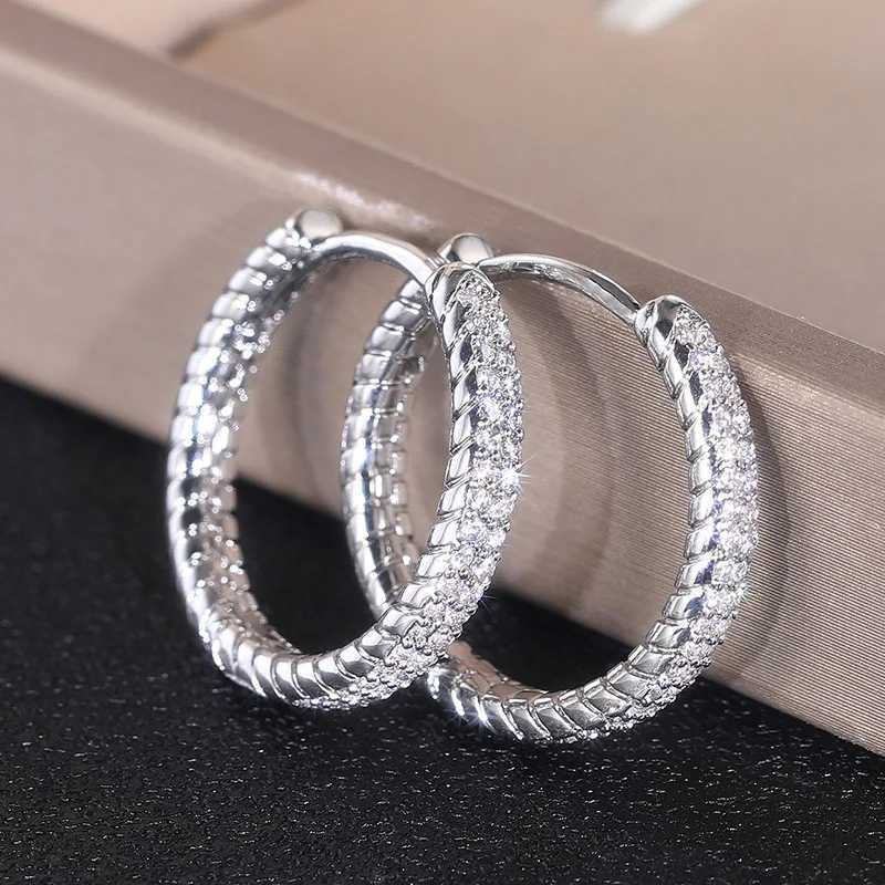 2025 New European and American Shiny Inlaid Cubic Zirconia Fashion Jewelry for Daily Matching with Light Luxury EarringsW251029