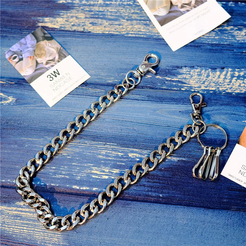 A Harajuku Style Street HipHop Jeans Wallet Chain with Personalized Punk Style Waist Chain for Men and Women Accessories 251021