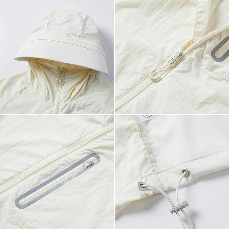 UPF 50 UV Sun Protection Clothing Summer Men Jacket Outdoor Reflective Breathable Hiking Coat Lightweight Hooded Fishing Coat J251029