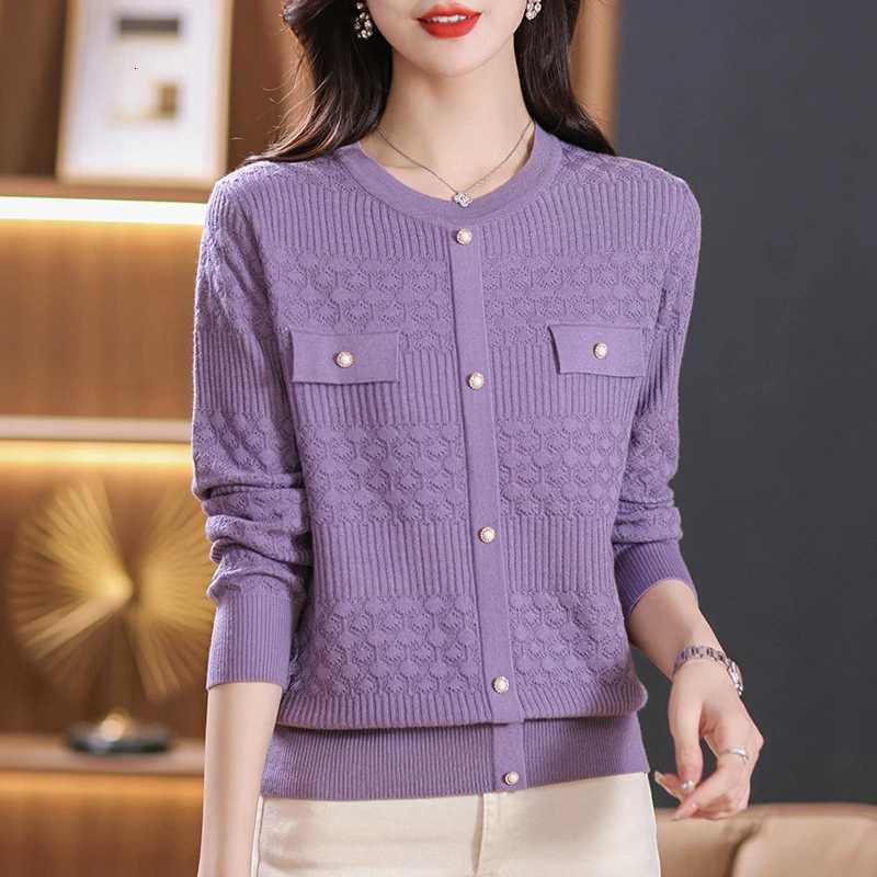 Spring Autumn New 2025 Fashion Pullovers Knitwear Sweaters Women Long Sleeve Casual Jumper Female Knitwear TopT251028