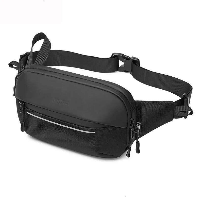 Shoulder Men Multifunction Expandable Waterproof Travel Crossbody Sling Messenger Pack Chest Bag For Male