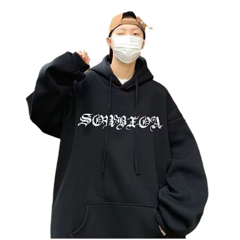 Hoodie Autumn Spring Designer Men's Women's Hoodie Y2K Hip Hop Gothic Skull Cartoon Pattern Print Black Ultra David Coat Men's Women 